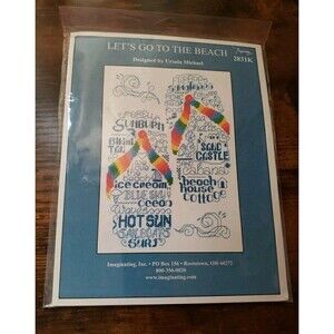 Imaginating Let’s Go To The Beach Counted Cross Stitch Kit 2831K Ursula Michael